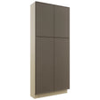 Fabuwood Echo Mocha TP361284 Tall Pantry Cabinet, Front View