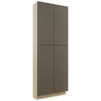 Fabuwood Echo Mocha TP361296 Tall Pantry Cabinet, Front View