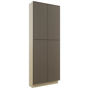 Fabuwood Echo Mocha TP361296 Tall Pantry Cabinet, Front View