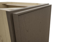 Fabuwood Echo Mocha VB15FD Vanity Base Full Height Cabinet, Detail View
