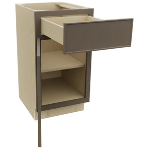 Fabuwood Echo Mocha VB18-34 Vanity Base Standard Cabinet, Open View