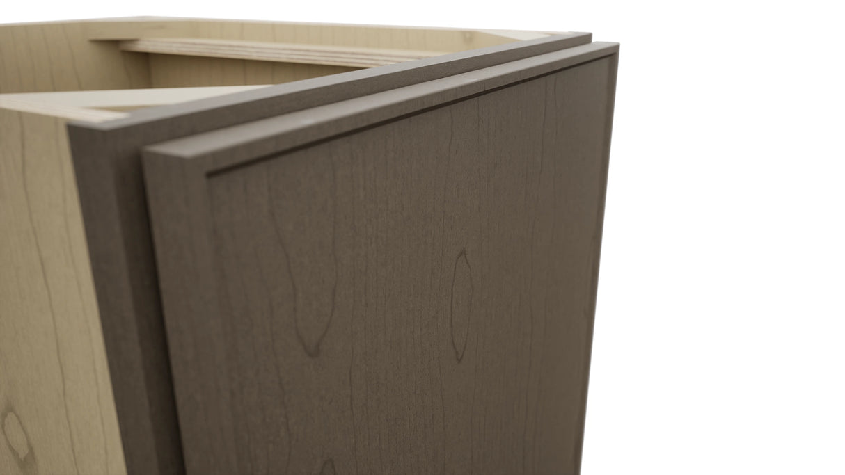 Fabuwood Echo Mocha VB18FD Vanity Base Full Height Cabinet, Detail View