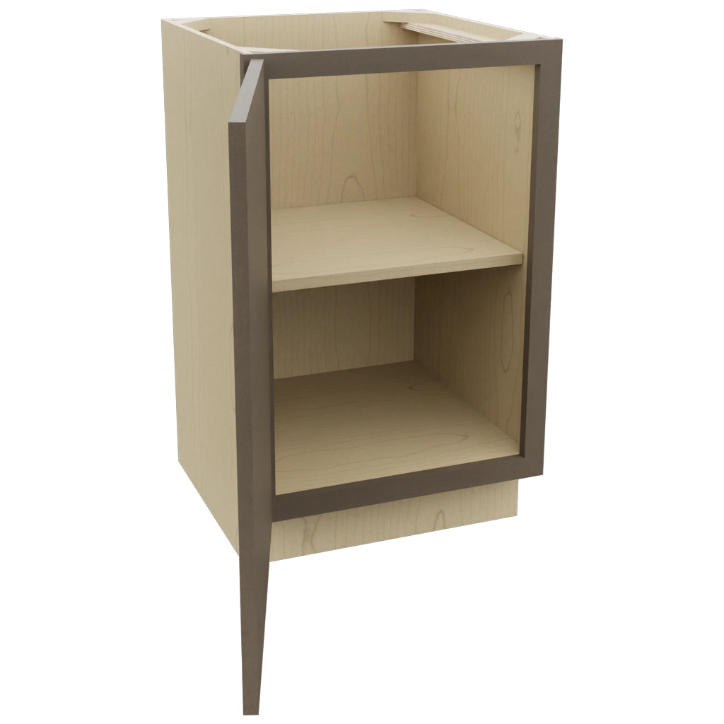 Fabuwood Echo Mocha VB21FD Vanity Base Full Height Cabinet, Open View