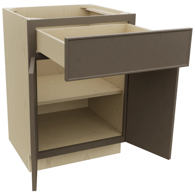 Fabuwood Echo Mocha VB24-34 Vanity Base Standard Cabinet, Open View