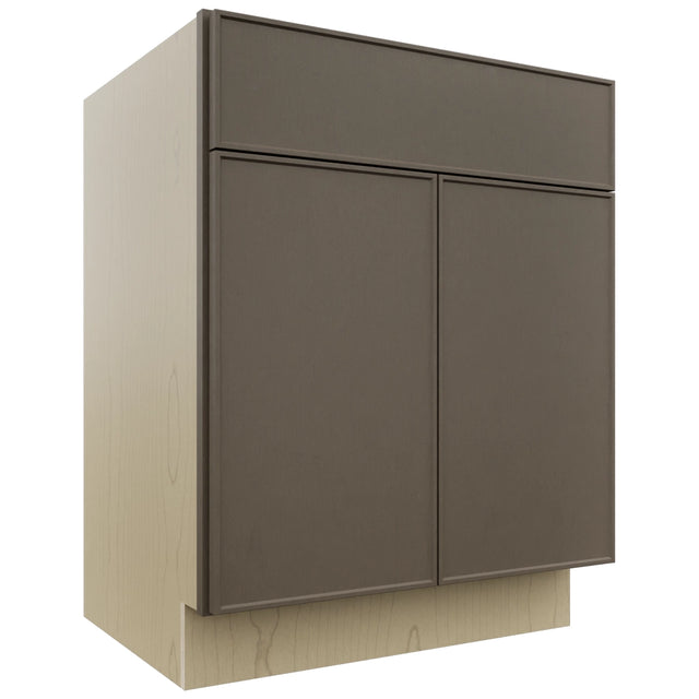 Fabuwood Echo Mocha VB27-34 Vanity Base Standard Cabinet, Front View