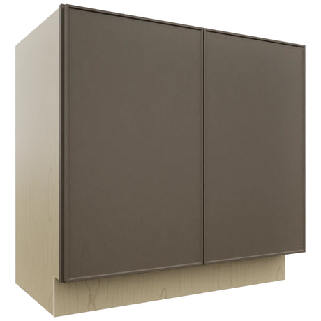 Fabuwood Echo Mocha VB36FD Vanity Base Full Height Cabinet, Front View