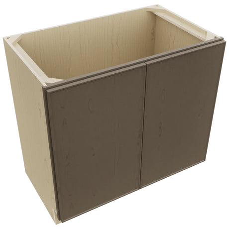 Fabuwood Echo Mocha VB36FD Vanity Base Full Height Cabinet, Top View
