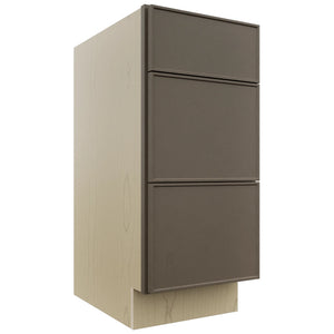 Fabuwood Echo Mocha VDB15-34 Vanity Drawer Cabinet, Front View