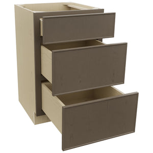 Fabuwood Echo Mocha VDB21-34 Vanity Drawer Cabinet, Open View