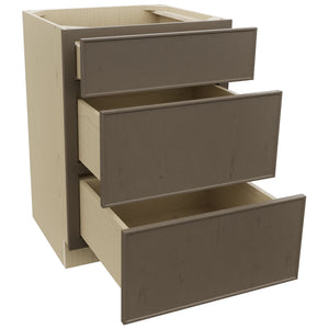 Fabuwood Echo Mocha VDB24-34 Vanity Drawer Cabinet, Open View