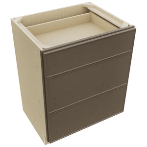 Fabuwood Echo Mocha VDB27-34 Vanity Drawer Cabinet, Top View