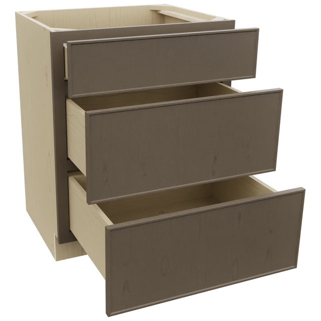 Fabuwood Echo Mocha VDB27-34 Vanity Drawer Cabinet, Open View