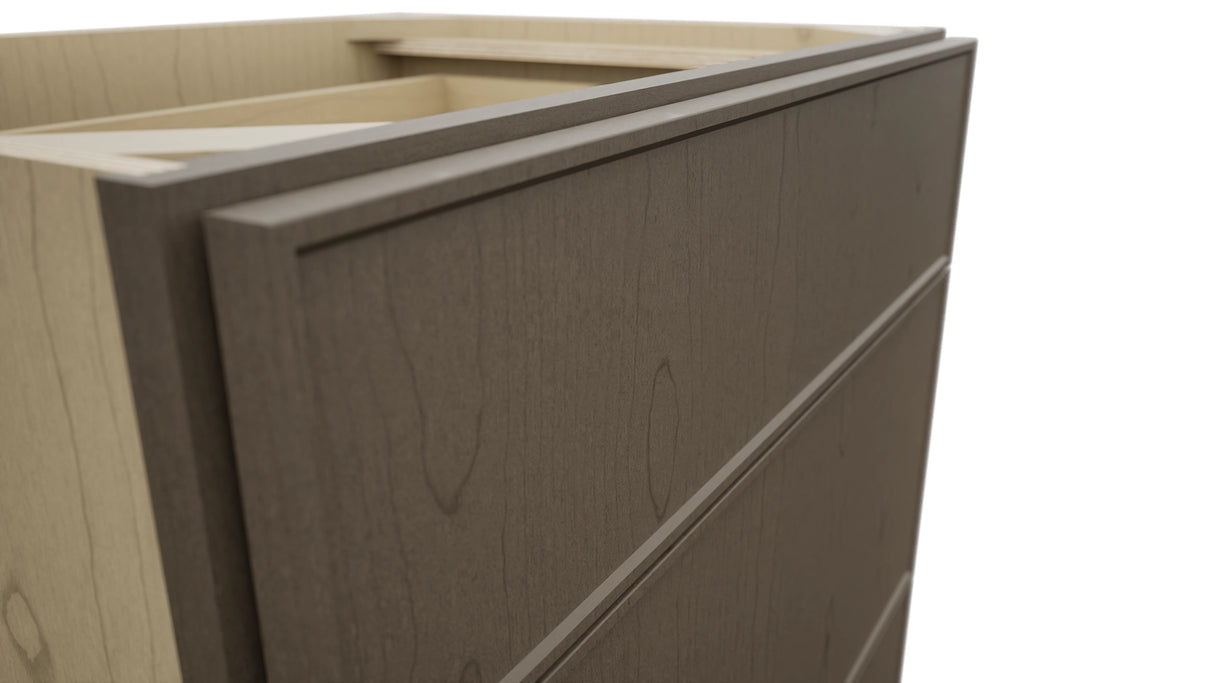 Fabuwood Echo Mocha VDB27-34 Vanity Drawer Cabinet, Detail View