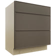 Fabuwood Echo Mocha VDB30-34 Vanity Drawer Cabinet, Front View