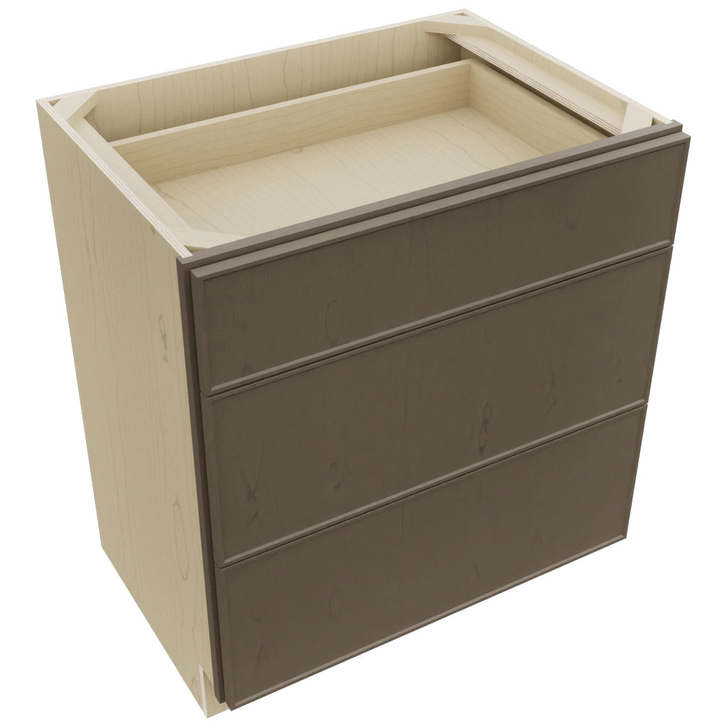 Fabuwood Echo Mocha VDB30-34 Vanity Drawer Cabinet, Top View