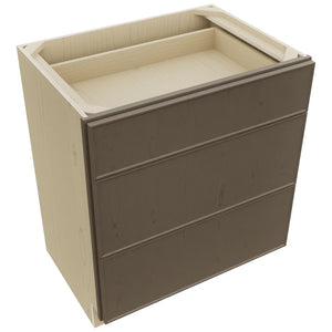 Fabuwood Echo Mocha VDB30-34 Vanity Drawer Cabinet, Top View