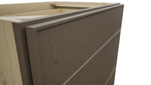 Fabuwood Echo Mocha VDB30-34 Vanity Drawer Cabinet, Detail View
