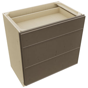 Fabuwood Echo Mocha VDB33-34 Vanity Drawer Cabinet, Top View