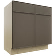Fabuwood Echo Mocha VSB33-34 Vanity Sink Cabinet, Front View