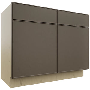 Fabuwood Echo Mocha VSB42-34 Vanity Sink Cabinet, Front View