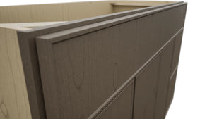 Fabuwood Echo Mocha VSD30DR Vanity Combo Cabinet, Detail View