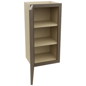 Fabuwood Echo Mocha W1530 Wall Standard Cabinet, Open View