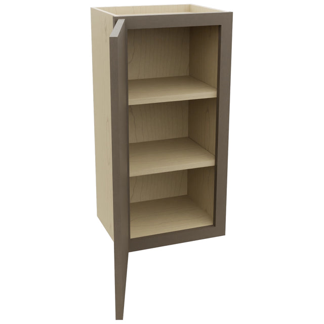 Fabuwood Echo Mocha W1530 Wall Standard Cabinet, Open View