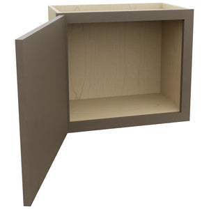 Fabuwood Echo Mocha W2118 Wall Standard Cabinet, Open View