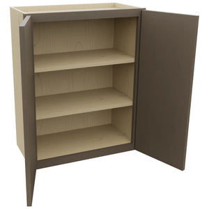 Fabuwood Echo Mocha W2430 Wall Standard Cabinet, Open View