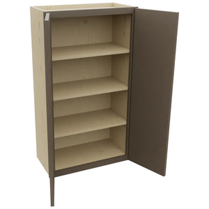 Fabuwood Echo Mocha W2442 Wall Standard Cabinet, Open View