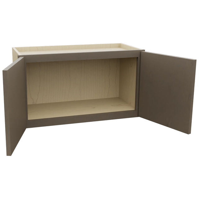 Fabuwood Echo Mocha W2715 Wall Standard Cabinet, Open View