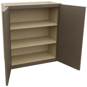 Fabuwood Echo Mocha W2730 Wall Standard Cabinet, Open View