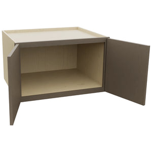 Fabuwood Echo Mocha W301824 Wall Deep Cabinet, Open View