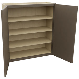 Fabuwood Echo Mocha W3336 Wall Standard Cabinet, Open View