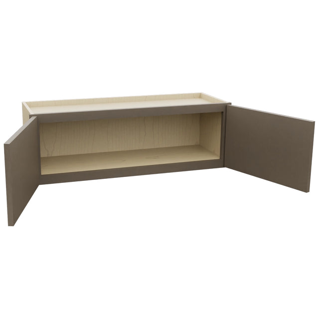Fabuwood Echo Mocha W3612 Wall Standard Cabinet, Open View