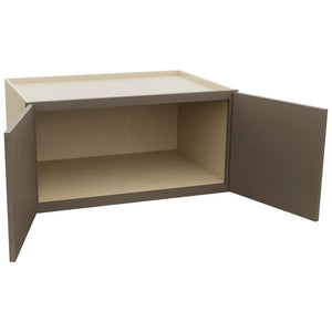 Fabuwood Echo Mocha W361824 Wall Deep Cabinet, Open View