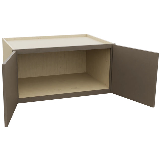 Fabuwood Echo Mocha W361824 Wall Deep Cabinet, Open View