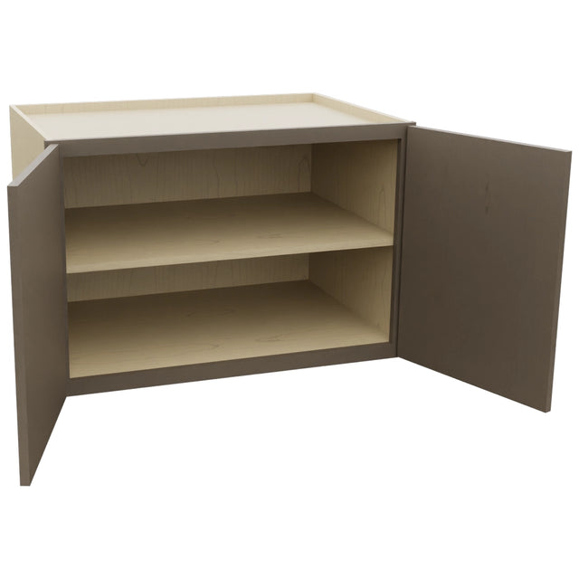 Fabuwood Echo Mocha W362424 Wall Deep Cabinet, Open View