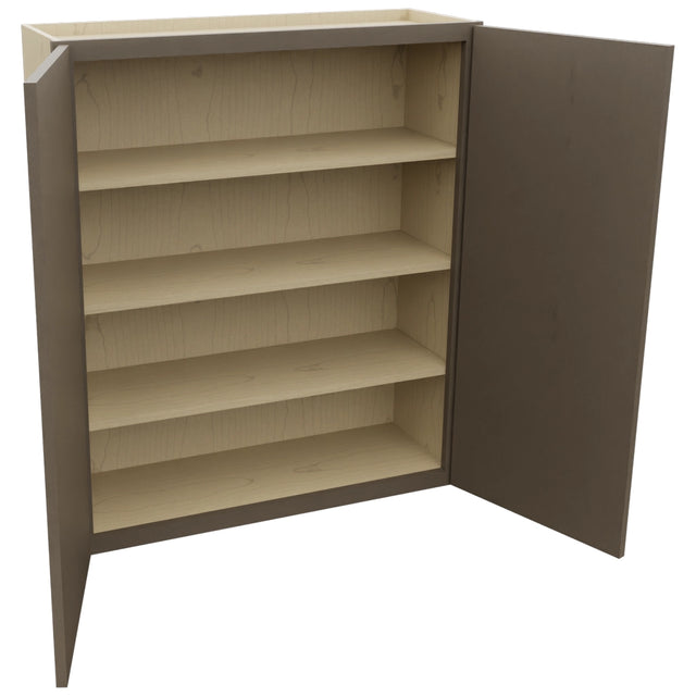 Fabuwood Echo Mocha W3642 Wall Standard Cabinet, Open View
