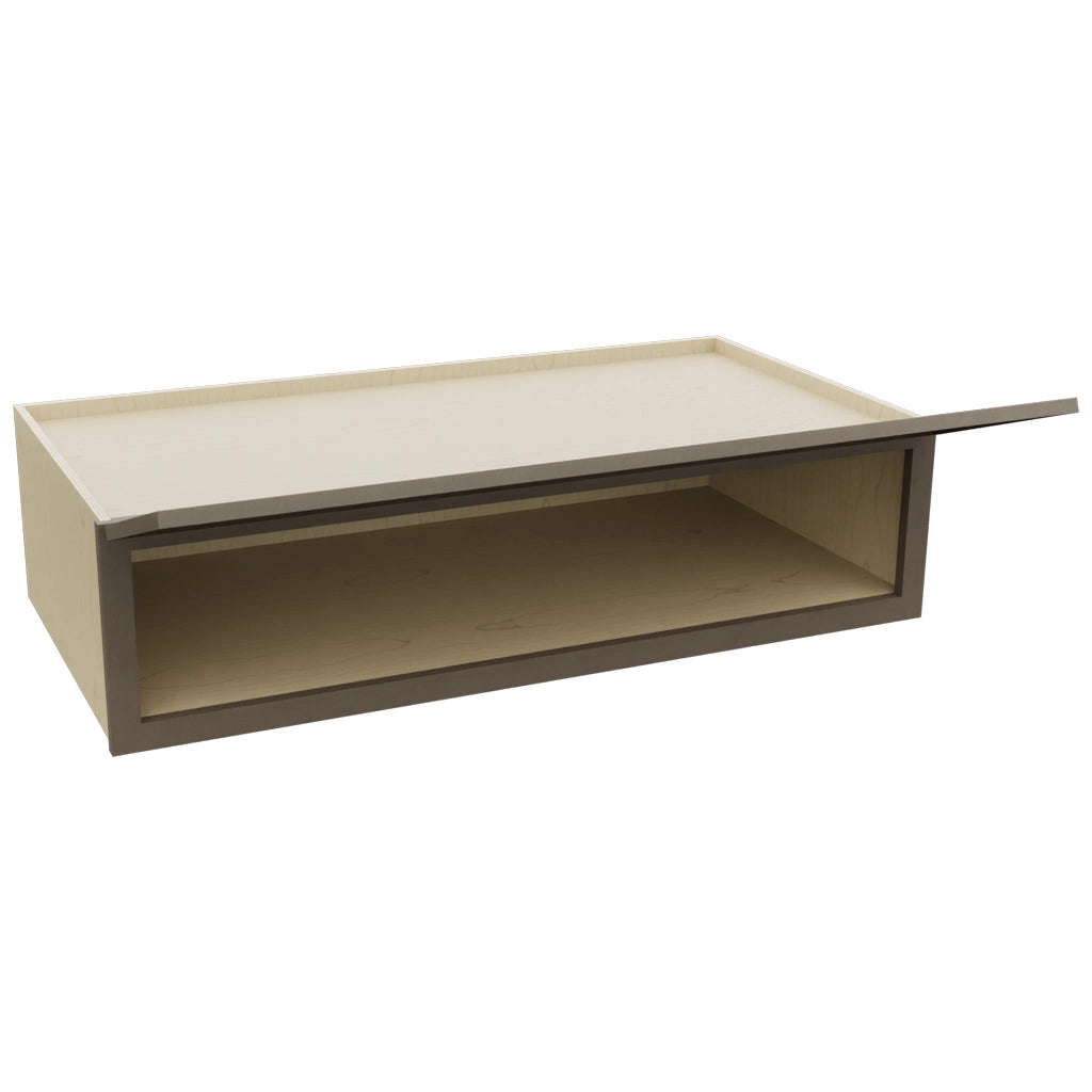 Fabuwood Echo Mocha W481224LU Wall Deep Cabinet, Open View