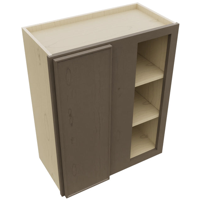 Fabuwood Echo Mocha WBC2430 Wall Corner Blind Cabinet, Top View