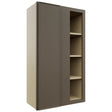 Fabuwood Echo Mocha WBC2442 Wall Corner Blind Cabinet, Front View