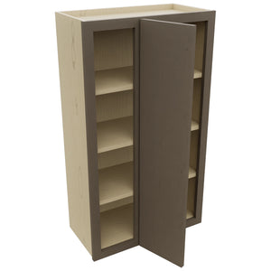 Fabuwood Echo Mocha WBC2442 Wall Corner Blind Cabinet, Open View