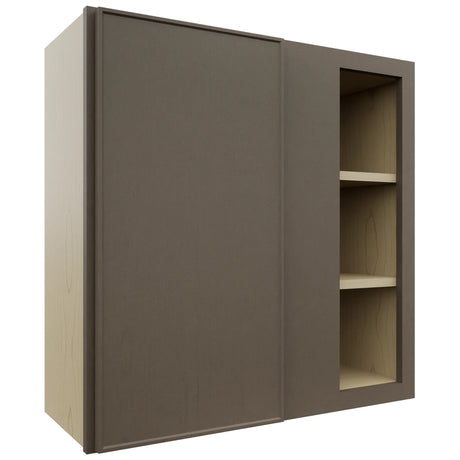 Fabuwood Echo Mocha WBC3030 Wall Corner Blind Cabinet, Front View