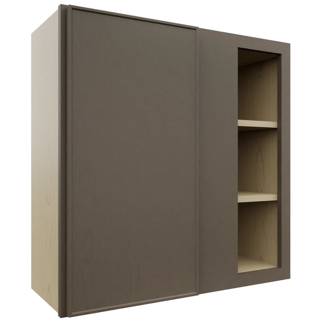 Fabuwood Echo Mocha WBC3030 Wall Corner Blind Cabinet, Front View
