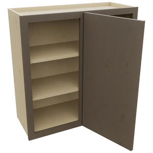 Fabuwood Echo Mocha WBC3030 Wall Corner Blind Cabinet, Open View