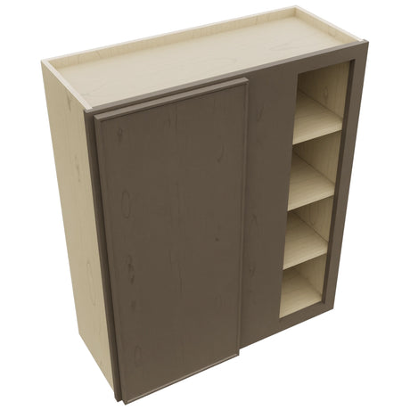 Fabuwood Echo Mocha WBC3036 Wall Corner Blind Cabinet, Top View
