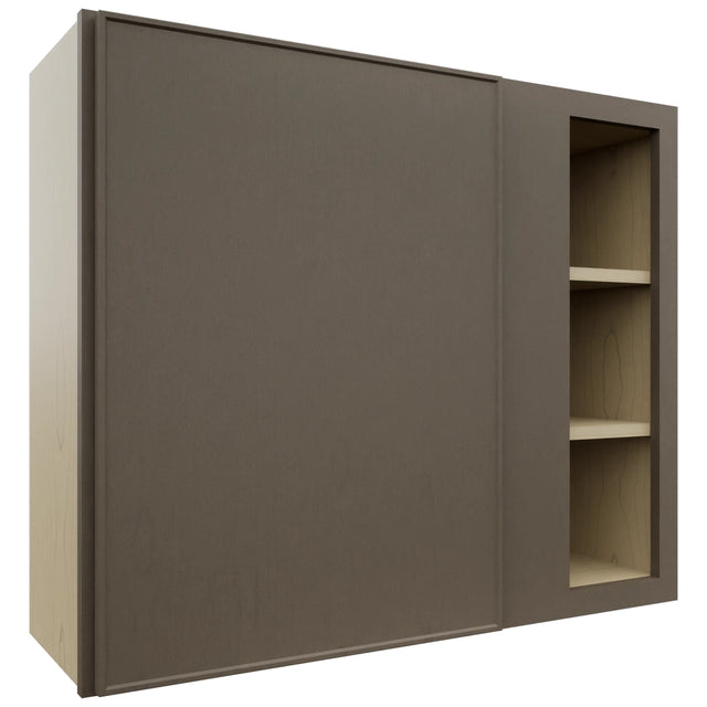 Fabuwood Echo Mocha WBC3630 Wall Corner Blind Cabinet, Front View