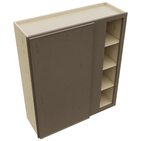 Fabuwood Echo Mocha WBC3642 Wall Corner Blind Cabinet, Top View