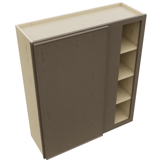 Fabuwood Echo Mocha WBC3642 Wall Corner Blind Cabinet, Top View